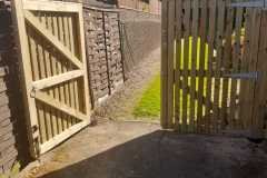 Secure Garden Gates - open